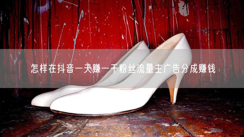 怎样在抖音一天赚一千粉丝流量主广告分成赚钱