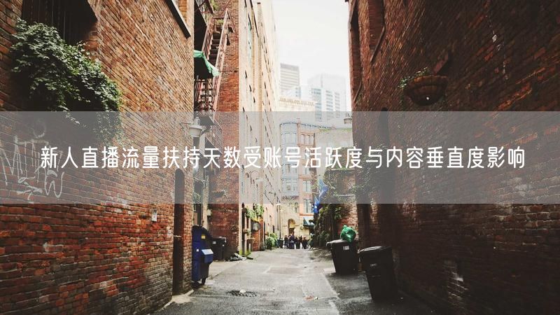 新人直播流量扶持天数受账号活跃度与内容垂直度影响